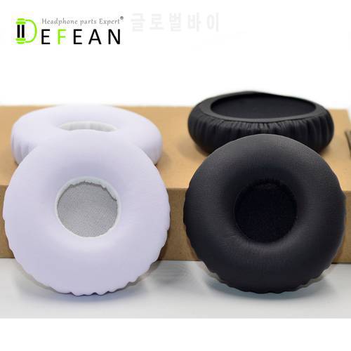 Defean Replacement Black White earpad Ear pads Cushion Ear Cup for SONY DR-BTN200 BTN200 BTN 200 Headphone