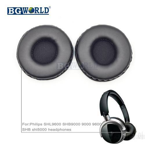BGWORLD Replacement ear pads earpads cushion foam for Philips SHL9600 SHB9000 9000 9600 SHB shl5000 headphones sponge headset