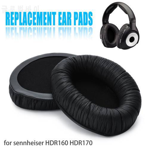 New 2pcs Black Replacement Ear Pads High Quality Black Earpads Cushions For HDR160 HDR170 Headphones