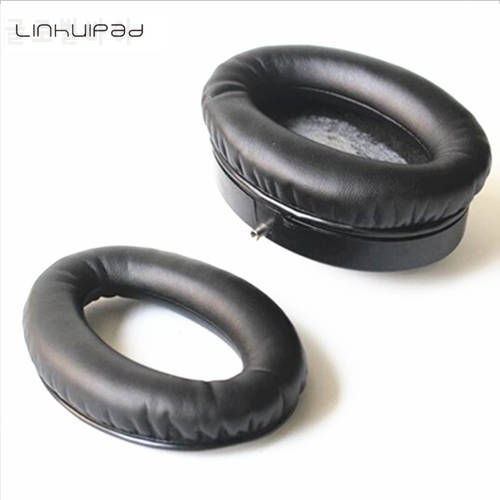 Linhuipad 1 pair Pilot Protein Leather Ear Pads Ear Cushions for Aviation X A10 A20 headphones