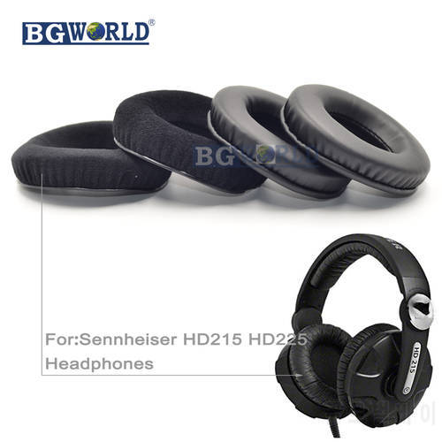 BGWORLD Replacement Ear Pads Cushion Earpads Pillow Foam earmuffs for Sennheiser HD215 HD225 Headset sponge Headphones Repair