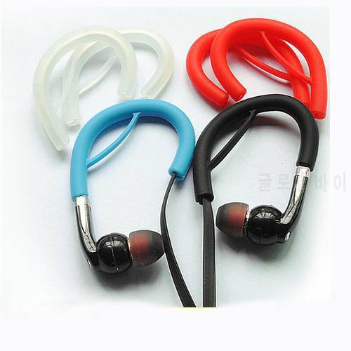 4pcs/lot Soft Silicone Noodles cable Earphone Earhook Clip Ear Flat line hook hanger Special earloop replacement de ouvido