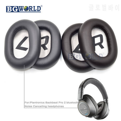 BGWORLD Original Replacement Cushion Ear Pads cover For Plantronics Backbeat Pro 2 bluetooth Noise Cancelling headphones sponge
