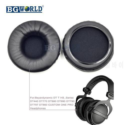 BGWORLD Thicker Ear Pads Cushion For Beyerdynamic DT T HS..Series DT440 DT770 DT880 DT990 DT790 DT797 DT860 CUSTOM ONE PRO ND