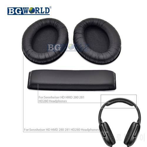 BGWORLD Earpads Black foam sponge ear pads cushion earpad for Sennheiser HD 201 HD201 Headphones headset