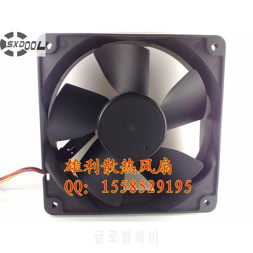 SXDOOL Computer Fan 120mm FD121238EB Pc Computer Cooler 120mm Fan 12V 0.83A 12CM 12038 3 Wire Cooling Fans