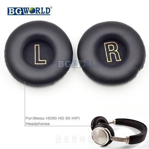BGWORLD Renensin Ear Pads Ear Cushions For Meizu HD50 HD 50 HIFI Headphone Replacement Earpads Repair headphone Accessories