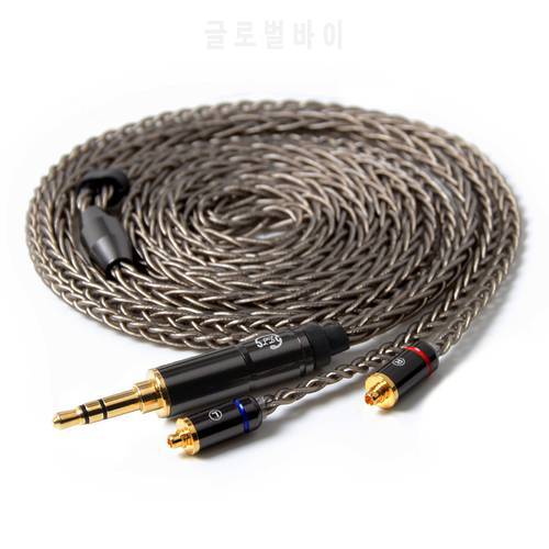 NiceHCK NX7 Pro Dedicated 16 Cores High Purity Copper Cable 3.5/2.5/4.4mm Plug NX7 2Pin For NX7 MK3/DB3/TFZ/AUGLAMOUR Universal
