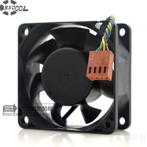 SXDOOL Pwm Fan 6025 PV602512ESPF 60mm 12V 0.35A 4Wire For HP 444306-001 DC7800 DC7900 USDT Server Case Axial Cooling Fans