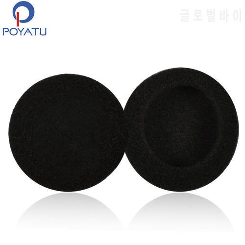POYATU Foam Pad Ear Pads For Jabra Biz 620 USB Headset Earpads Replacement Durable 50mm Earpads Black Ear Cushions Pads