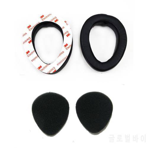 Protein Leather Replacement Ear Ear Pad Earpads Sponge Soft Foam Cushion for Sennheiser HD500 HD270 HD570 HD590 Headset