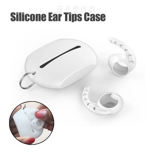 Silicone Eartips Headphone Case Bag Pouch for Apple Earpods Earbuds Hook Cap Mini Bag for Airpods Accessories