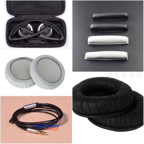 Replacement Ear Pad Headband Cushion For Sennheiser PX100 PX200 PX80 Headphone Headset Cable Wire Hard Case Box Ear Pads