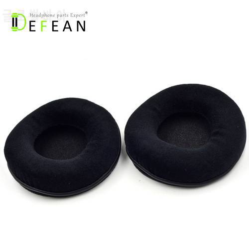 Defean Velour Velvet black 100mm 10cm 100 mm round ear pads earpad earpads cushion cover replacement pad foam for headphones