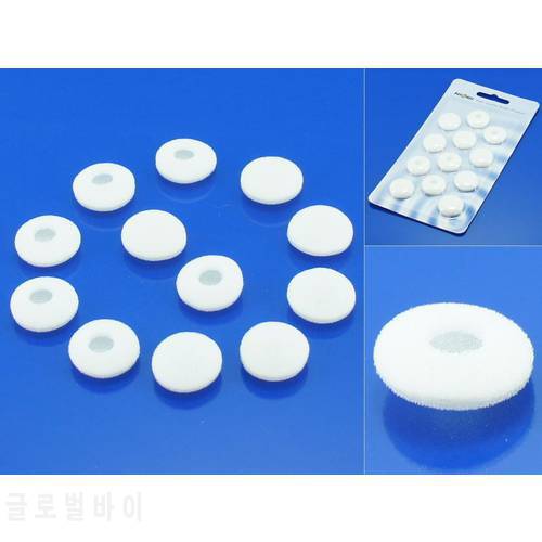 HG High quality White Solid Foam Cushions for Earphones Earbuds (6 pairs)
