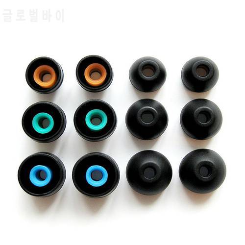 Hybrid Earbuds Replacement Set Earbuds Eartips for XBA , MDR and Dr Series In-ear Earphone Headsets 12pcs/set
