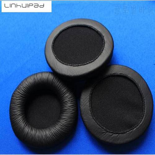 Linhuipad 8cm Headphone Leatherette Earpads cushions replacement headset cover 80mm diameter, 2 pairs / lot