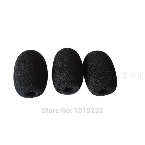 Free Shipping 20pcs Excellent Replacement Foam microphone cover mic foam for headsets headphones windscreen headset foam