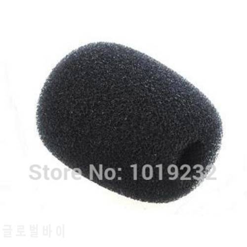 Free Shipping 7mm Replacement black Foam microphone cover microphone foam headsets microphone windscreens headphone cover 100pcs