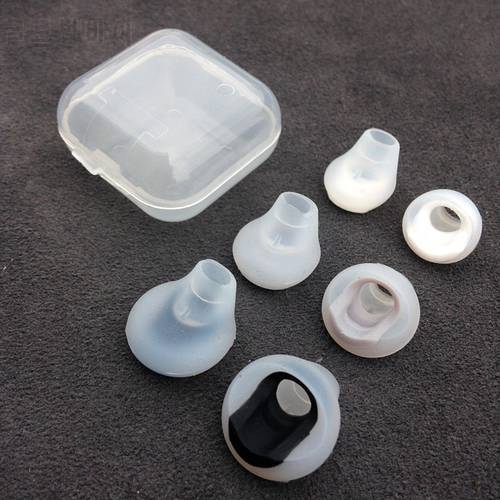 6pcs/3pairs In Ear Silicone Earphone covers Earbuds Ear pads Cups Caps Eartips Earplugs cushion for BOSE Earphones IE2 IE3 ER4P