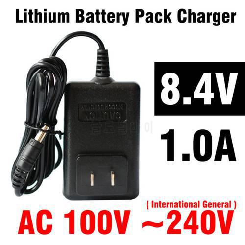 Hot sale Lithuim Battery Pack Charger 8.4v 1A Electric Scooter Charger for Car Motorcycle Laptop Computer