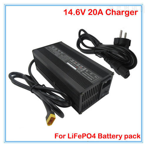 360W 12V LiFePO4 RV Charger 14.6V 20A Iron Phosphate For 4S 12 Volt Energy Storage Bateria 10PCS Wholesale