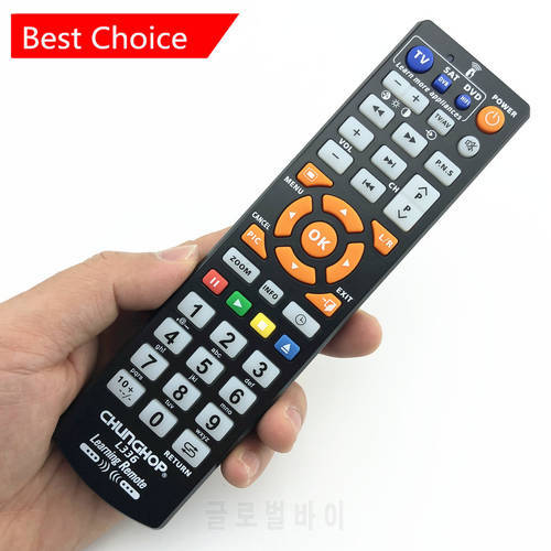 Universal Smart IR Remote Control IR With Learn Function For TV CBL DVD SAT HIFI BOX CHUNGHOP Original L336 3in1