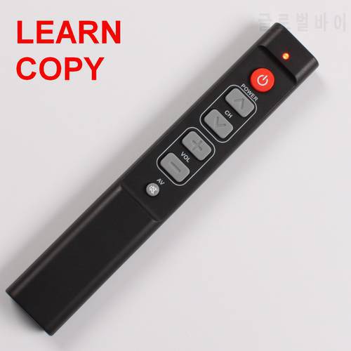 Smart Learning Remote Control for TV STB DVD DVB , TV Box HIFI, Universal Controller with 6 Big Buttons Easy Use for Elder
