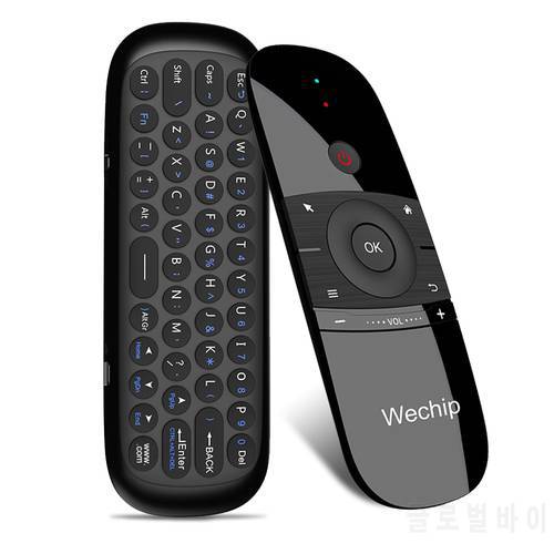 W1 MINI 2.4G Remote Control Wireless Keyboard 6-Axis Motion Sense Air Mouse IR Learning for Smart TV Android TV BOX Laptop PC