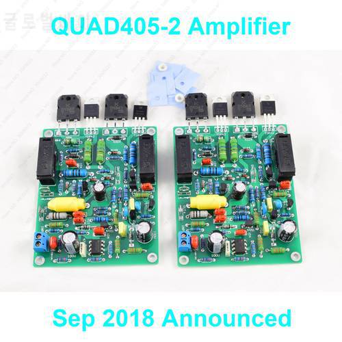 Pair 100W QUAD405-2 Assembled Power Amplifier Replica Of QUAD405 -2 Improved From QUAD405