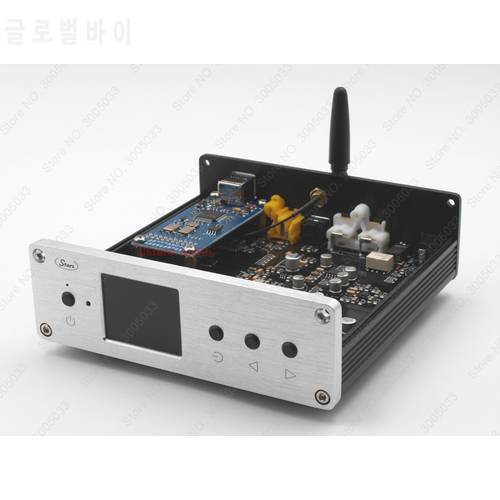 Dual ES9038Q2M DAC Optical Coaxial IIS I2S Bluetooth USB DSD DAC Remote Control Headphone Out For Amplifier LCD Display OPA1622