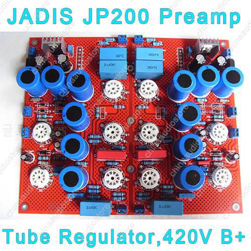 Hi-Fi JADIS JP200 Tube Preamp Pre-amplifier W/ 6N4 EL84 6H2n Tubes, JP200 Valve Preamp For DIY Audio Power Amplifier,Assembled