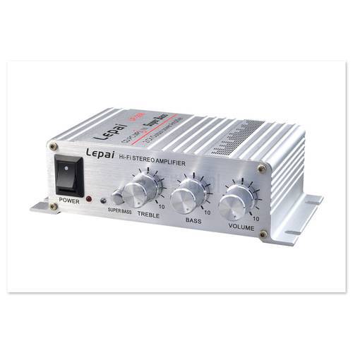 LP-268 Mini 12V car amplifier car hi-fi subwoofer amplifier Household Amplifier mp3 2 channel output amplifier