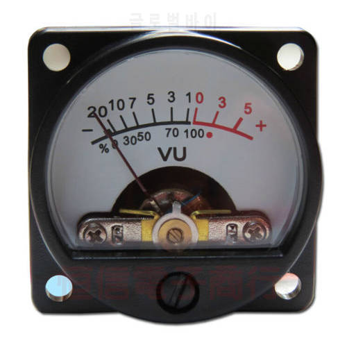 2pcs Panel VU Meter Warm Back Light Audio Level indicator For Speakers Amplifier