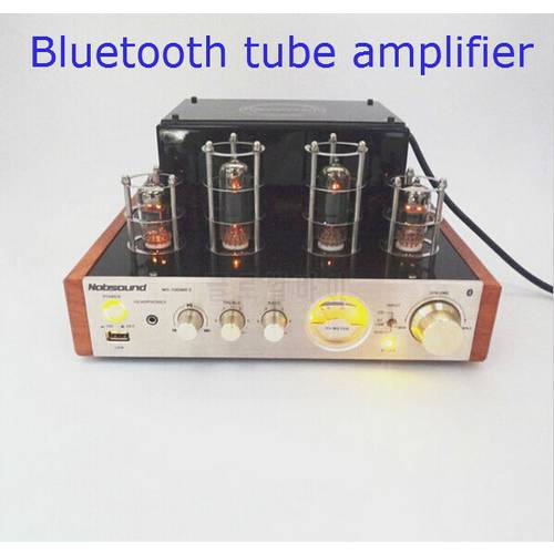 Nobsound MS-10DMKII Hifi 2.0 Bluetooth Vaccum Tube Amplifier USB/ Home Audio Amplifier 25W*2 220V