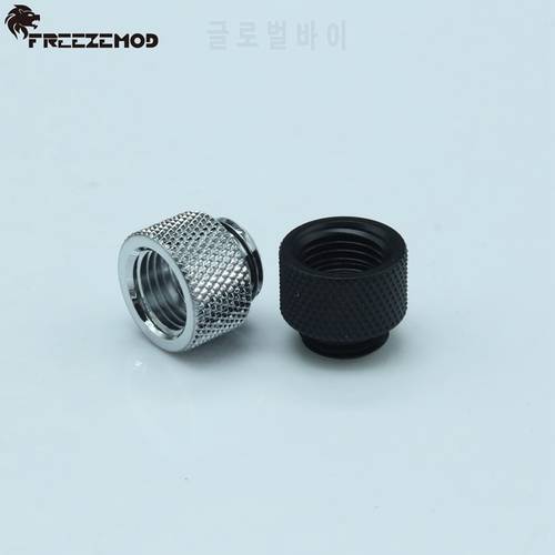 FREEZEMOD pc water cooler fitting male to female thread extender G1/4&39&39 (extended 10mm) for water cooling system use. HYCLZ-M10
