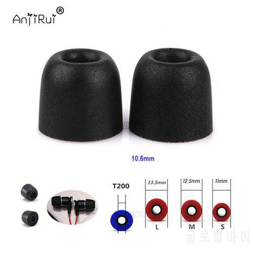 ANJIRUI T200 (L M S) Caliber Ear Pads/cap Meets memory foam pads for headphones internal tips Sponge Headphone accessories T200