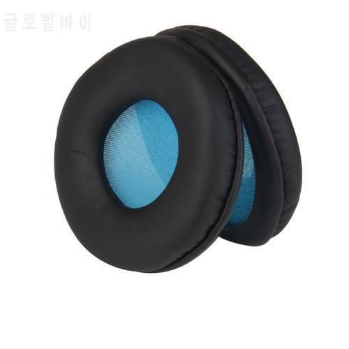 XRHYY Black With Blue Replacement Ear Pad Earpads Cushion For SONY MDR-ZX600 Headphones