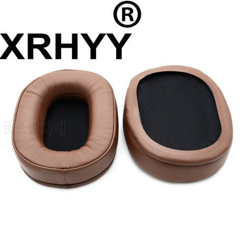 XRHYY Replacement Earpad Ear Pad Cushions Pillow for ATH,SONY,ULTRASONE Large Over the Ear Headphone Headset (Brown)