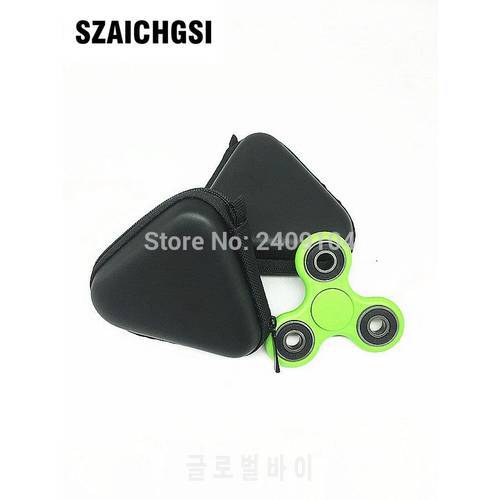 SZAICHGSI Pocket Carrying triangle Case Earphone Headphone SD Card Fidget Hand Spinner Bag Holder Storage wholesale 100pcs/lot