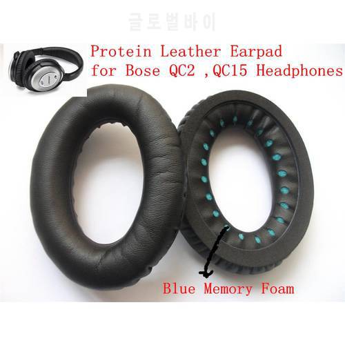 Linhuipad High quality soft protein leather ear cushion ear pads for QC2/QC15 headphone with free shipping by mail