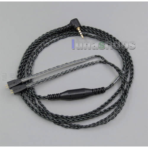 EachDIY 2.5mm TRRS Earphone Silver Plated OCC Foil PU Cable For Ultimate Ears UE TF10 TripleFi 15vm M-Audio LN005655