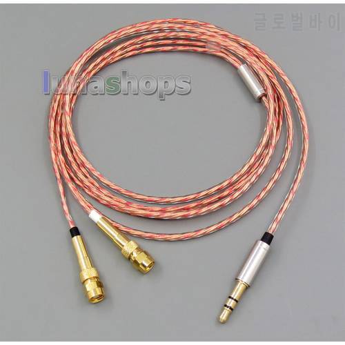 3.5mm Soft OFC Shielding Earphone Cable For HiFiMan HE400 HE5 HE6 HE300 HE560 HE4 HE500 HE600 Headphone LN005385