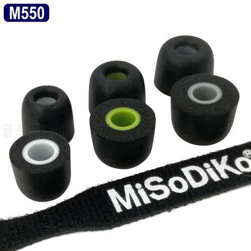 misodiko M550 Memory Foam Earbuds Ear Tips Eartips for Jaybird X4 X3 X2, BlueBuds X, Freedom F5/ 1MORE E1001/ Photive PH-BTE50