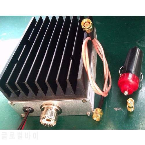 New 1PC 25W 400MHz-470MHz UHF Ham Radio Power Amplifier For Interphone Hand Sets Car