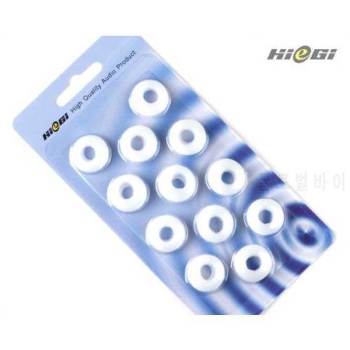 HG High Quality White Donut Foam Cushions for Earphones Earbuds (6 pairs)