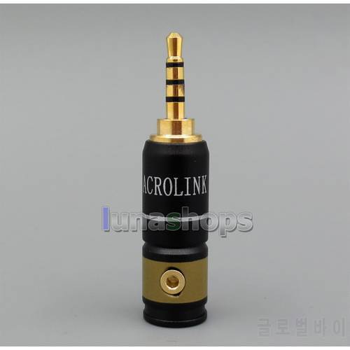 Acorlink 2.5mm 4poles TRRS Male Plug DIY adapter For The Astell & Kern AK380 AK240 AK100i II AK70 LN005558