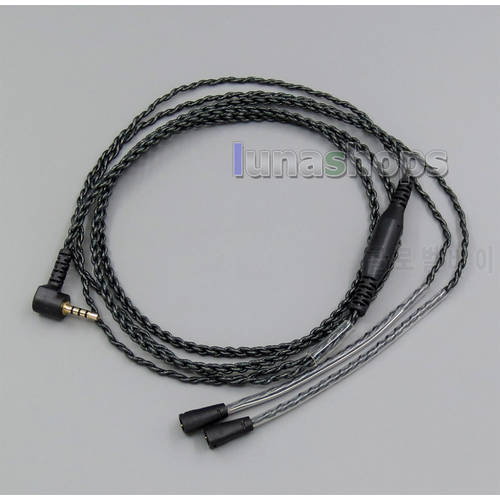 EachDIY 2.5mm TRRS Earphone Silver Plated OCC Foil PU Cable For Sennheiser IE8 IE80 IE8i LN005648