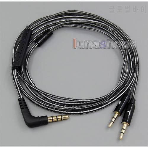 Black And White + Remote Cable For Sol Republic Master Tracks HD V8 V10 V12 X3 Headphone LN005086