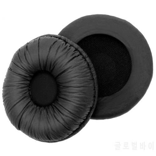 10 PCS 2 inch Replacement Super soft leather foam Ear Cushion Leatherette Ear cushions ear pad spare parts for Headphone Headset
